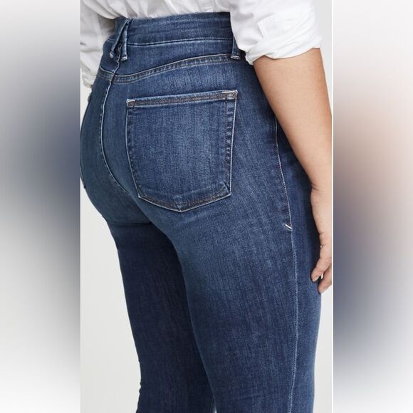 Good American Good Legs Release Hem High Waist Skinny Jeans Size 2/26 Nwt - Picture 4 of 7